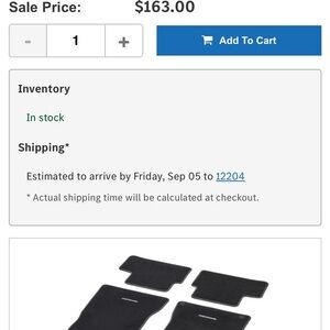 Black Mercedes Car Floor Mats